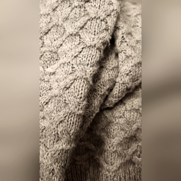 H&M Grey Oversized Cowl Neck Sweater - Picture 6 of 12